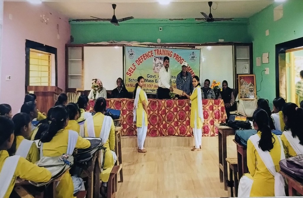 Self-defence training programme certificate presentation ceremony